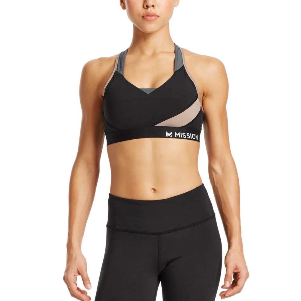 MISSION VaporActive Temper Racerback Medium Impact Sports Bra